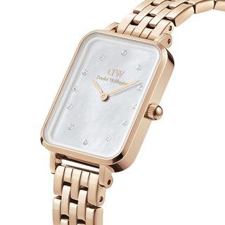 Daniel Wellington Orologio Quadro-link Oro rosa 10mm