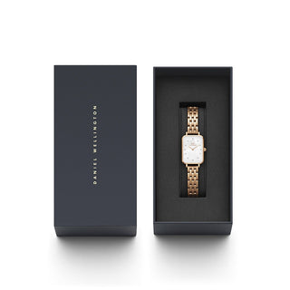 Daniel Wellington Orologio Quadro-link Oro rosa 10mm