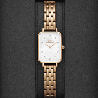 Daniel Wellington Orologio Quadro-link Oro rosa 10mm