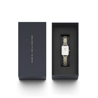 Daniel Wellington Orologio Quadro-link Oro/Argento 10mm