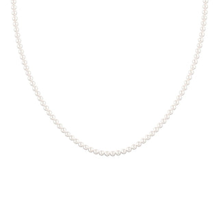 Collana di perle con chiusura in oro bianco 18kt.