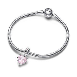 Charm pendente Albero della Famiglia Rosa