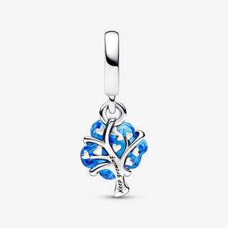 Pandora Albero della Vita Vetro di Murano Blu