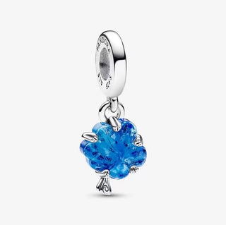 Pandora Albero della Vita Vetro di Murano Blu