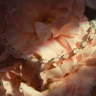 Choker Petals Argento Dorato