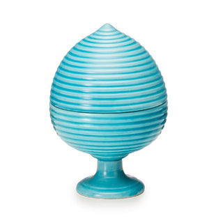 Pumo Righe Azzurro Piccolo h.15,5 cm