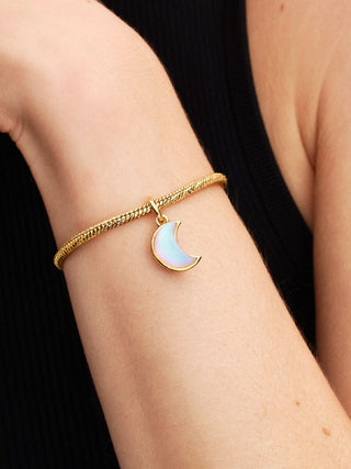 Charm Pendente Luna Crescente Luminosa