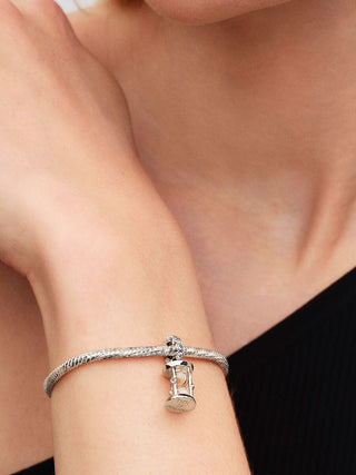 Charm Pendente Clessidra "Time is Precious"