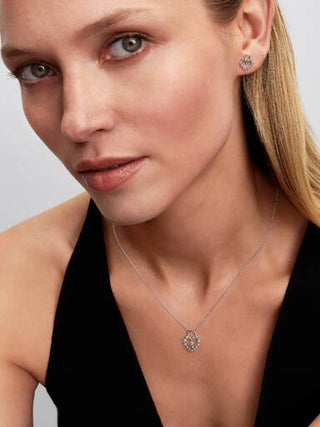 Bright Heart Padlock Earring