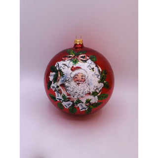 XMAS Ornaments Decorazione Babbo Natale Rosso 15 cm