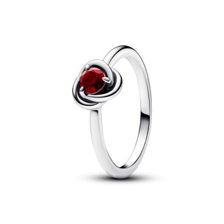 Anello Cerchio Eterno Rosso Scuro