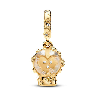 Charm pendente Palla di Neve con Cuore