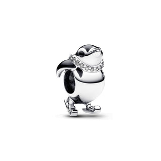 Charm Pinguino con gli Sci