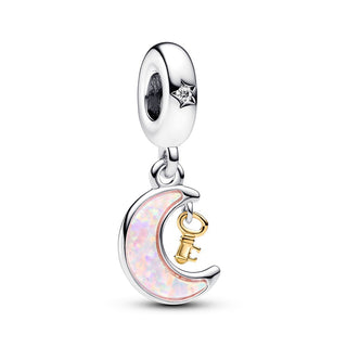 Charm pendente Chiave della Luna