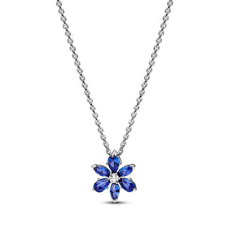 Collana Pendente Herbarium Fiore  Blu