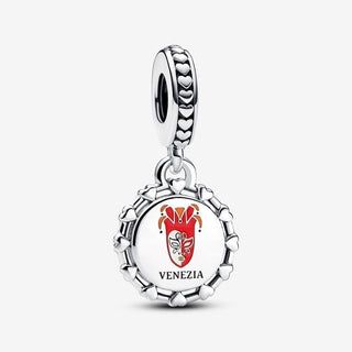 Pandora Charm pendente Maschera Veneziana e Leone Alato