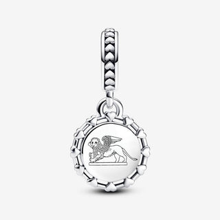 Pandora Charm pendente Maschera Veneziana e Leone Alato