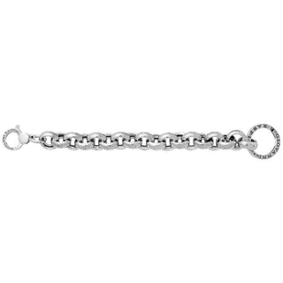 Giovanni Raspini Bracciale Rolo' Martellato Grande 20,5 cm-