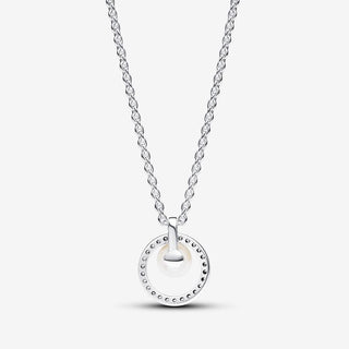 Pandora Collana con Perla d'Acqua Dolce Coltivata e Pavé