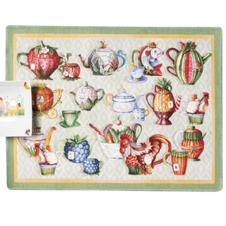 Tessitura Toscana Telerie Tovaglietta Mymat Teabreak set da 2-