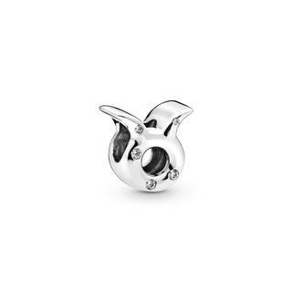 Pandora Charm dello zodiaco toro scintillante