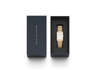 Daniel Wellington Orologio The Bound 35X24 3-Link G Bianco-