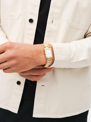 Daniel Wellington Orologio The Bound 35X24 3-Link G Bianco-