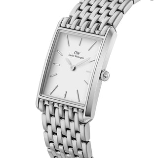 Daniel Wellington Orologio The Bound 32X22 9-Link S Bianco-