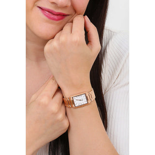 Daniel Wellington Orologio The Bound 32X22 3-Link Rg Bianco-