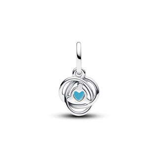 Pandora Charm Pendente Cerchio Eterno Turchese Dicembre-