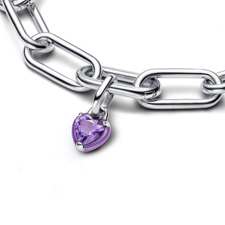 Pandora Charm Mini Pendente Purple Chakra Heart Pandora ME-