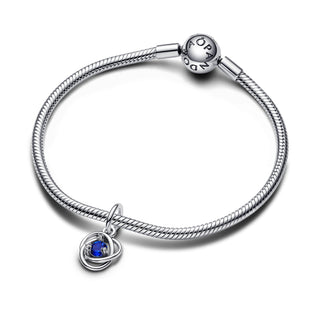 Pandora Charm Pendente Cerchio Eterno Blu Settembre- 793125C09