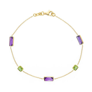 Armando Poggi Bracciale Con Peridoto E Ametista- APS276753