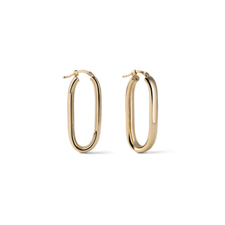 Gilt Bronze Foxtail Chain Earrings