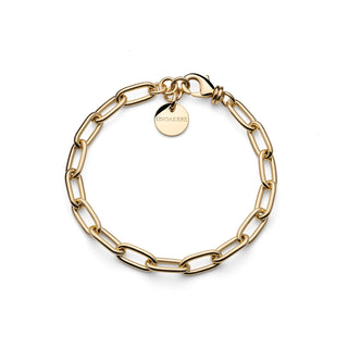Bracciale Catena Forzatina Dorata per Charm