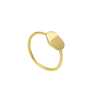 Anello Cuore Oro giallo