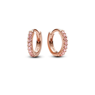 Small Pavè Hoop Earrings