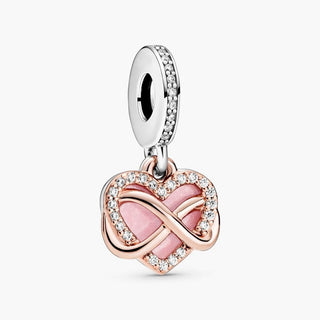 Pandora Charm pendente a cuore infinito scintillante