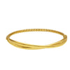 Bracciale Oro 18 Kt Rigido Intrecciato