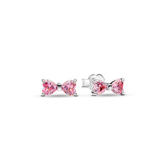 Grende Pink Bright Bow Earrings