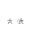 Luminous Star Earrings - Silver