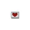 Link Composable Classic in Argento Cuore rosso
