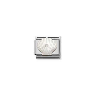 Link Composable Classic Conchiglia in Madreperla-Nomination-Armando Poggi