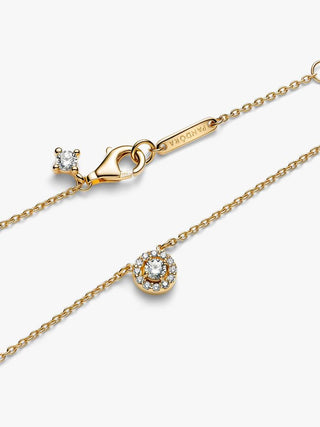 Point Light and Pavè Necklace