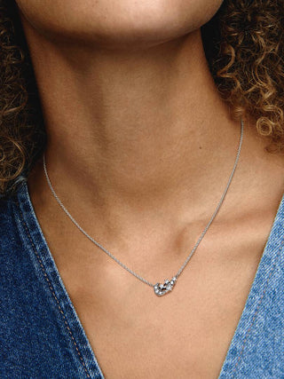 Crescent Moon and Stars Necklace