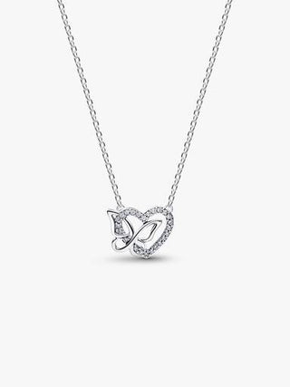 Heart and Butterfly Necklace
