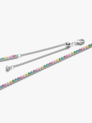 Multicolor Tennis Necklace