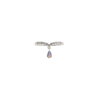 Lilac Silver Ring