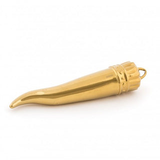 Seletti Il cornetto portafortuna Memorabilia "Ltd gold edition"