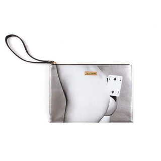 Seletti Borsa a mano toiletpaper two of spade